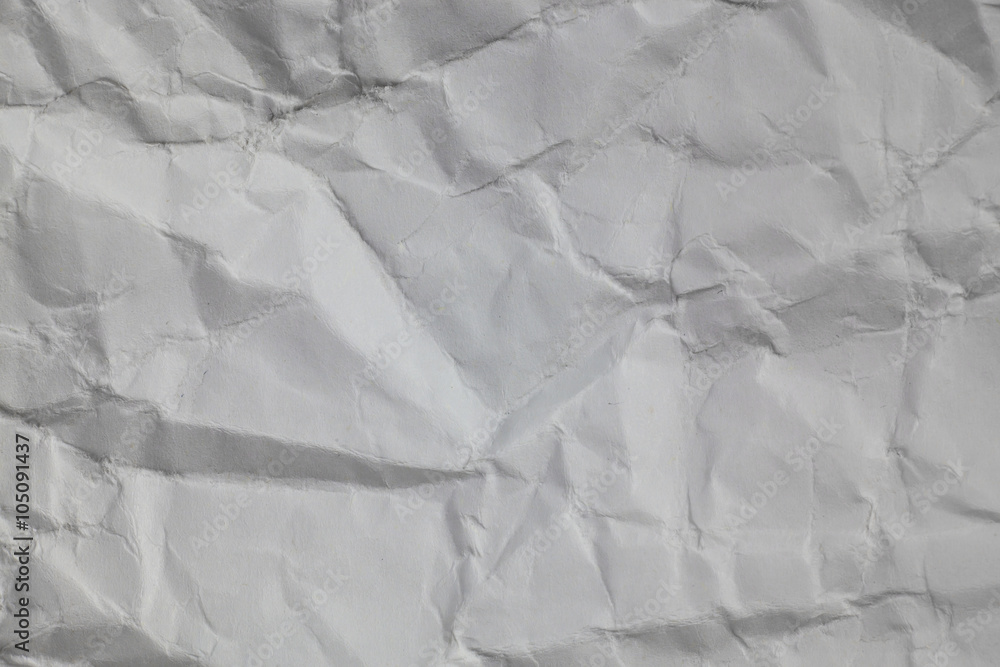 Obraz premium Paper background, Crumpled paper texture.