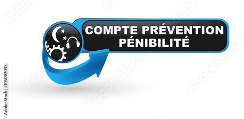 compte prévention pénibilité bouton web bleu