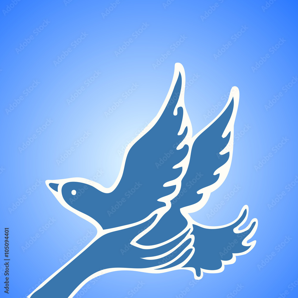 Fototapeta premium pigeon of peace
