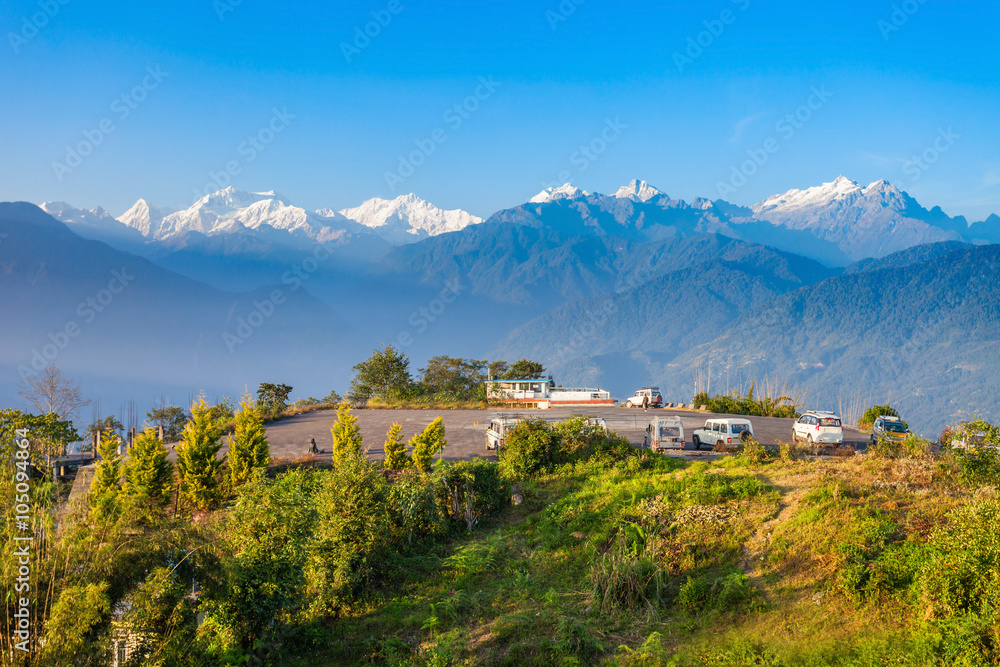 Fototapeta premium Kangchenjunga viewpoint, Pelling