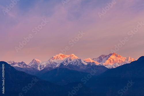 Kangchenjunga mountain view © saiko3p