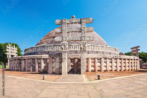 Obraz na plátně Sanchi Stupa, India