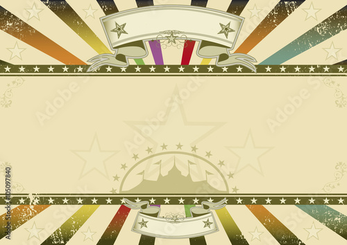 Horizontal background retro party