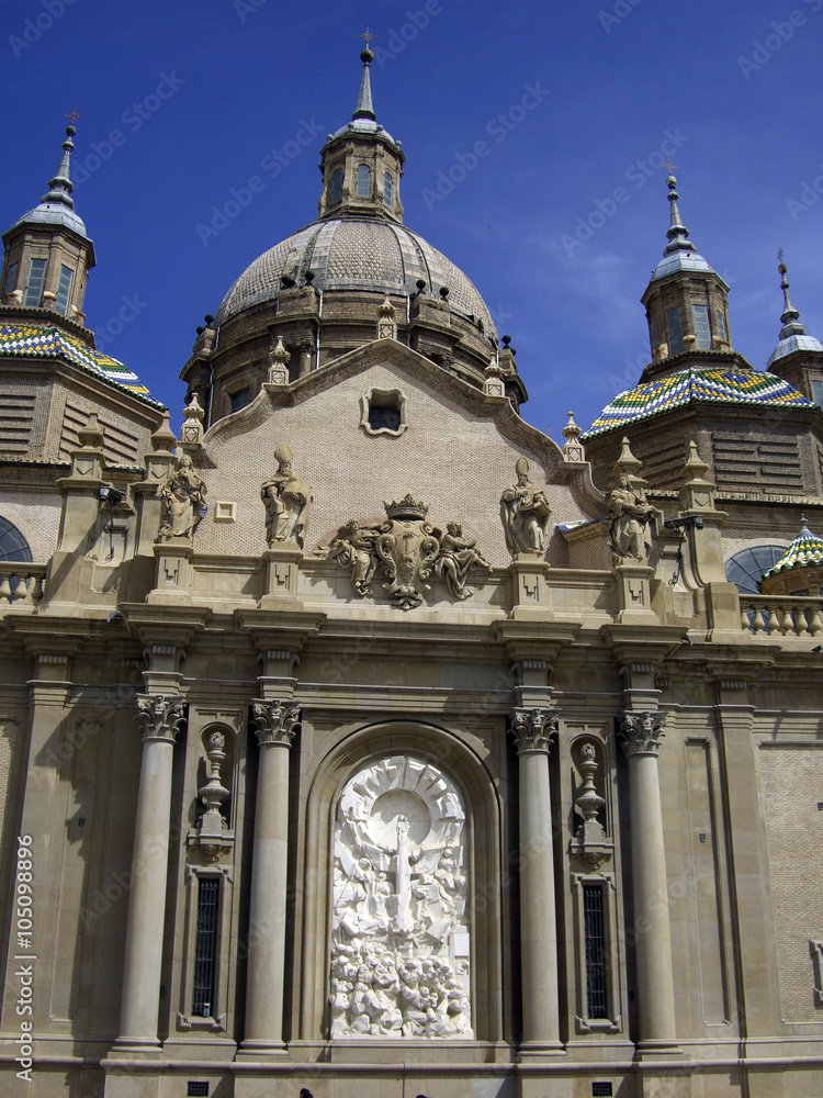 Basilica of Our Lady of the Plilar Zaragoza Spain