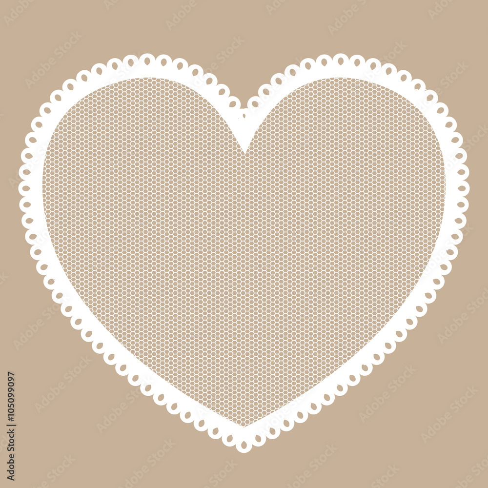 Lacy heart frame Lacy heart frame
