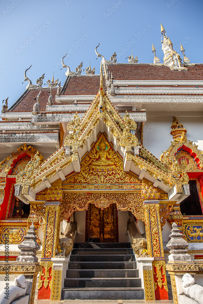 wat phra that suthon mongkol khiri Temple in Phrae at Thailand