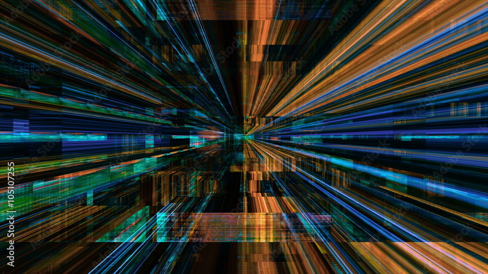 Future Tech 0148: Futuristic technology digital light abstraction (Loop).