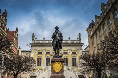 Monument to Dichter J W von Goethe photo