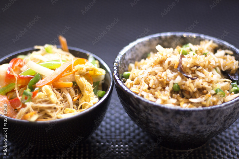 Japanese restaurant fried rice vegetables Japanese restaurant fried rice vegetables