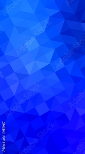Blue polygonal design illustration, which consist of triangles a