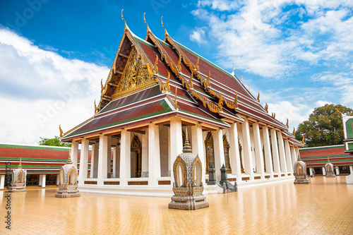 Photography Wat Saket or Golden Mount public temple in Bangkok,Thailand.