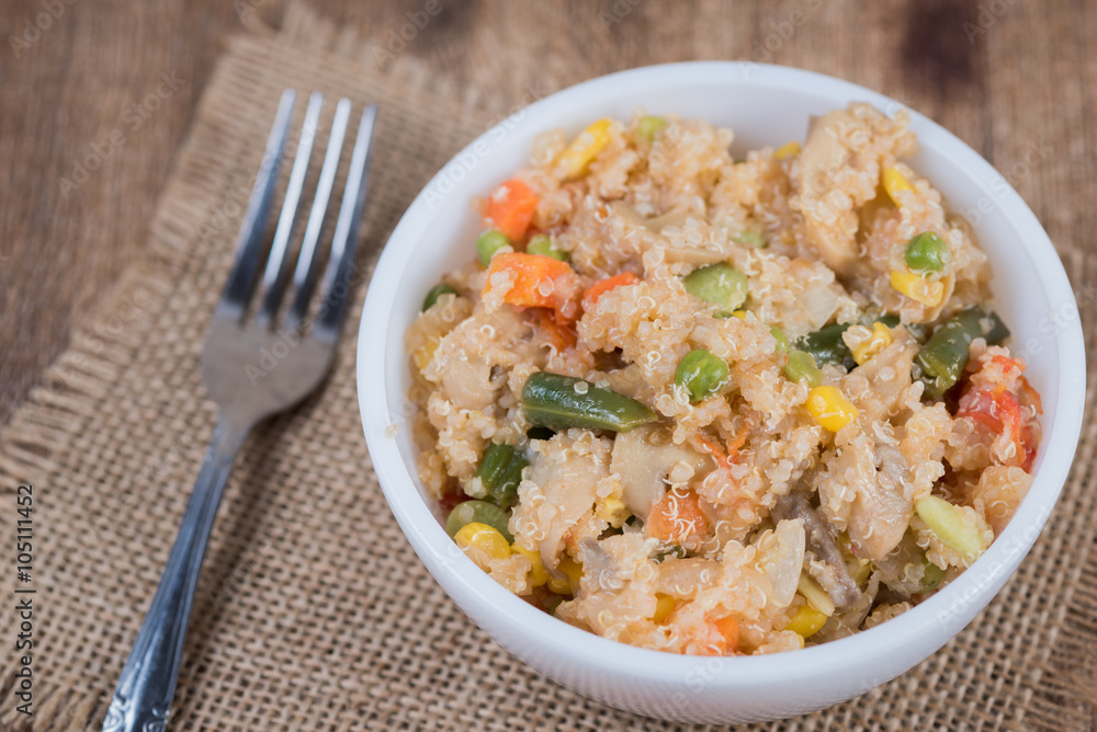 Quinoa with vegetables