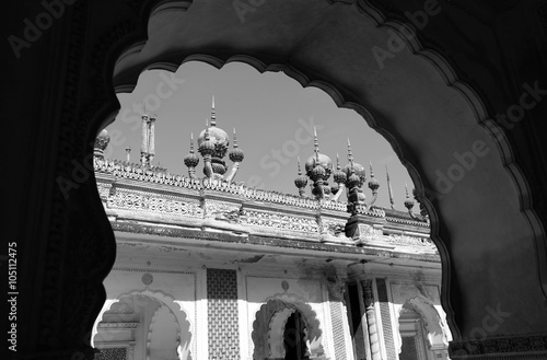 Historic Paigah tombs in Hyderabad, India photo