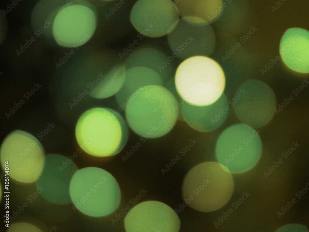 Obraz premium Green Bokeh Texture