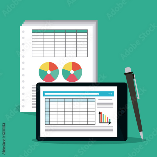 Spreadsheet icon design
