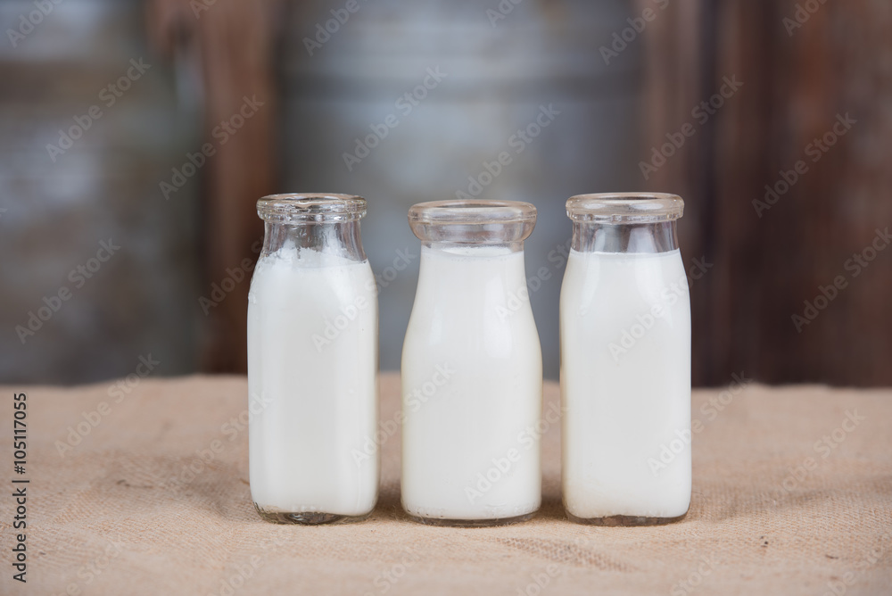 Three bottles of milk Three bottles of milk