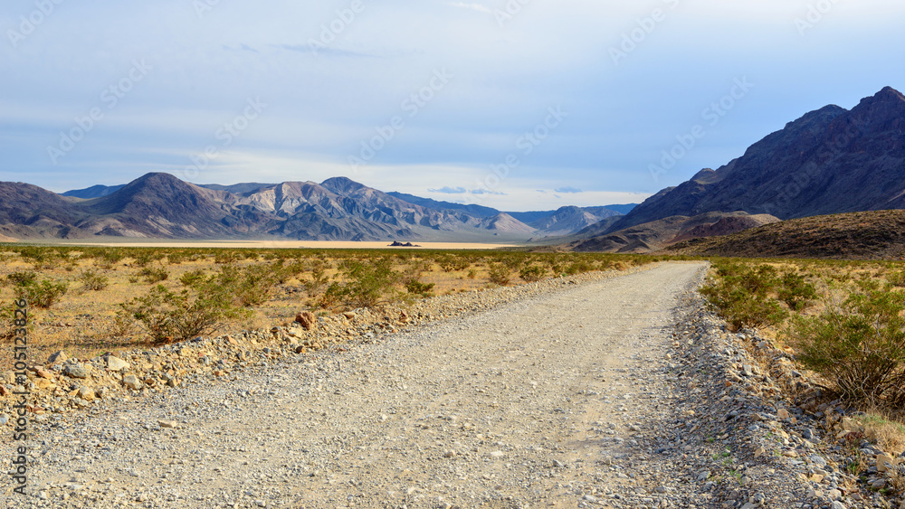 American road in Death Valley National Park, California American road in Death Valley National Park, California