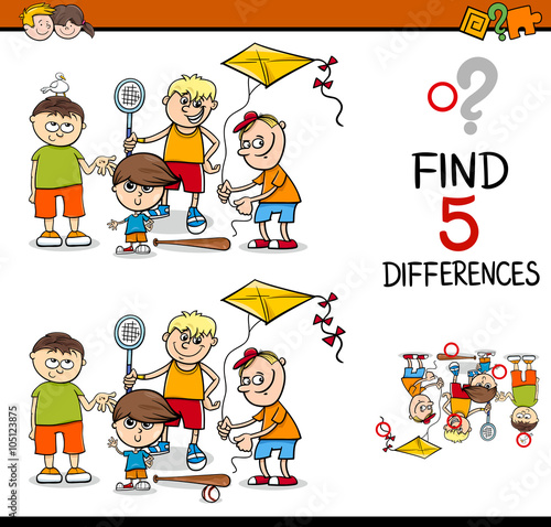 differences activity for kids
