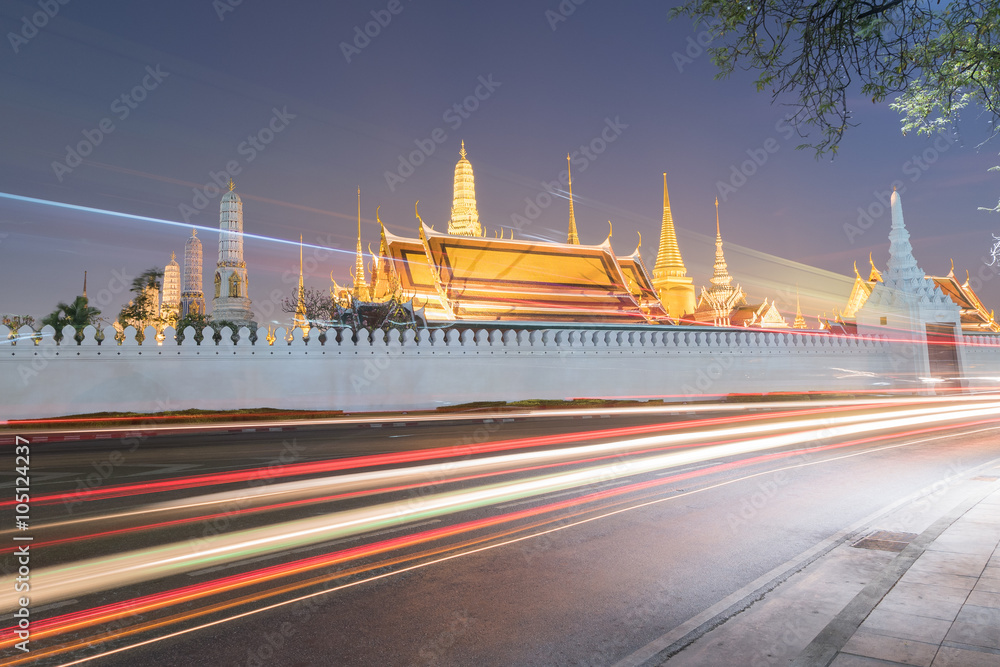 Wat Phra Kaew at night Bangkok,Thailand