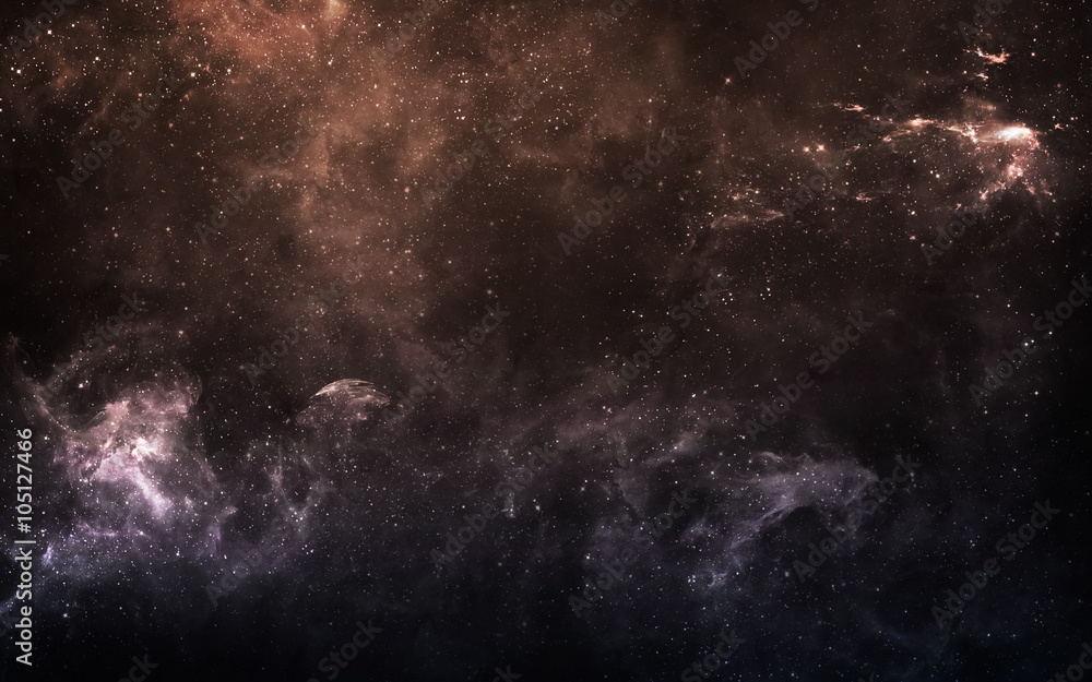 Fototapeta premium Starfield in deep space many light years far from the Earth. Elements of this image furnished by NASA