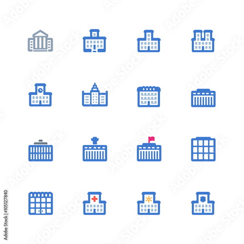 Buildings icons