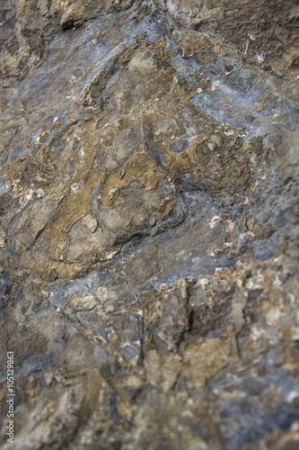Rock background - grey and brown stone surface detail