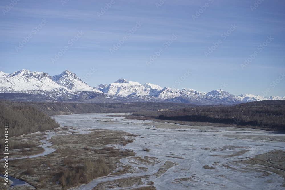 Matanuska River in winter