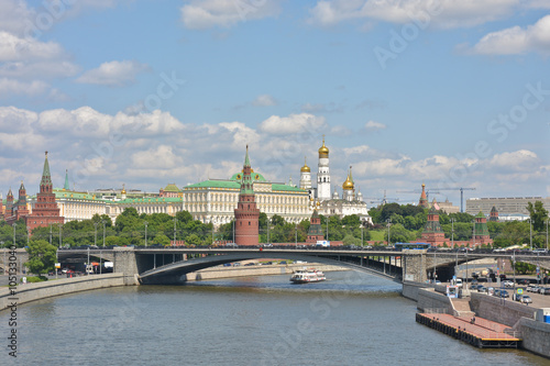 The Kremlin embankment in Moscow. © sergunt