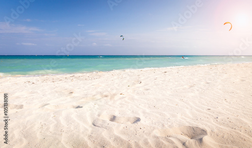Caribbean kitesurfing