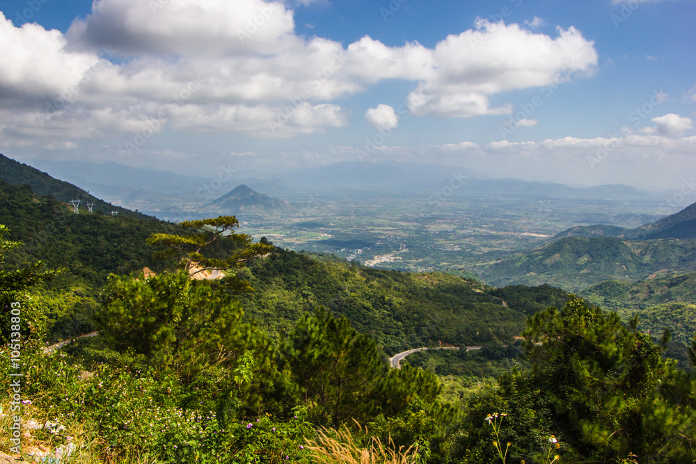 Naklejka premium beautiful mountain landscape