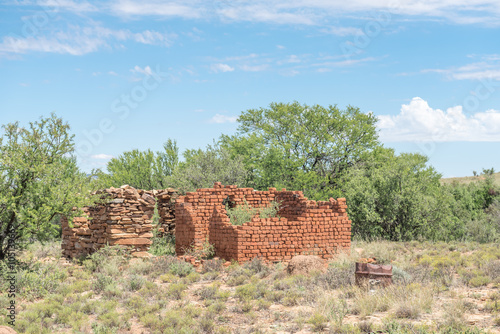 Ruin next to the road between Steynsburg and Hofmeyer photo