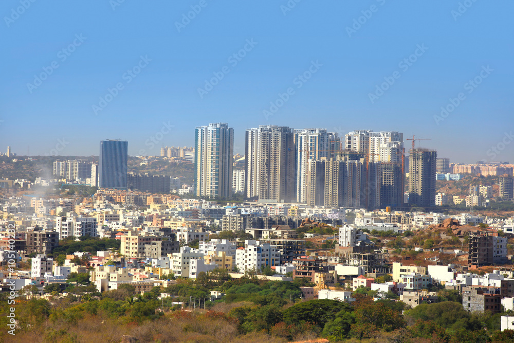 HYDERABAD INDIA -December 16 : Hyderabad is fifth largest contributor city to India's GDP with US $74 billion . On December 16,2016 Hyderabad, India
