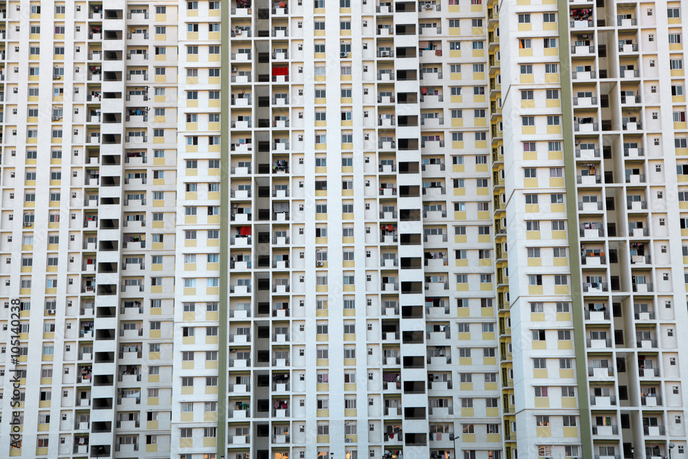 Huge apartment complex in Hyderabad India, Building background concept Huge apartment complex in Hyderabad India, Building background concept