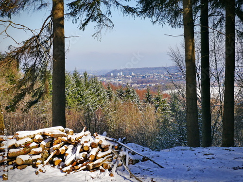 Aachen Dreiländerpunkt Blick nach Aachen 2 photo