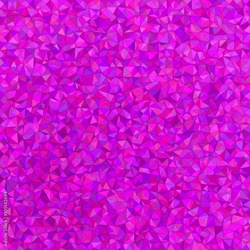 Magenta irregular triangle mosaic background Magenta irregular triangle mosaic background