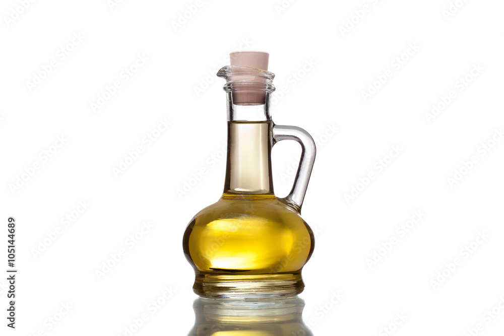 bottle of sun flower oil isolated on white background bottle of sun flower oil isolated on white background