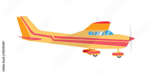 Light aircraft single propeller