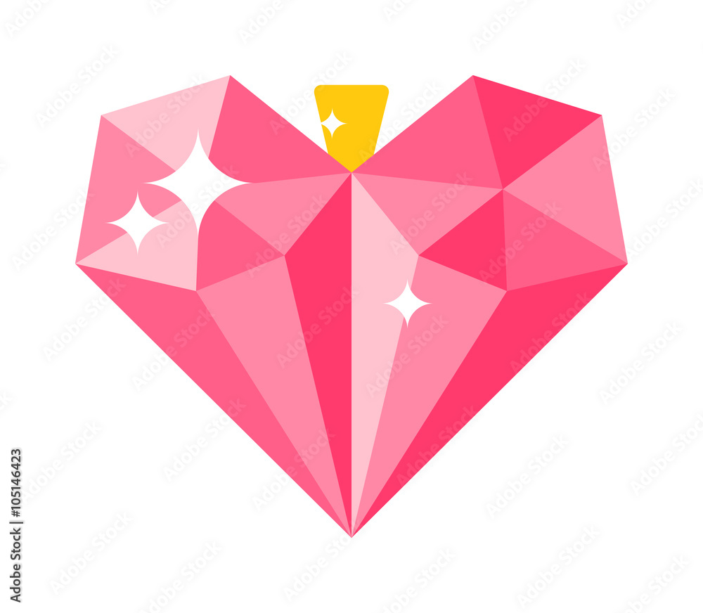 Love concept heart decoration vector illustration. Love concept heart decoration vector illustration.