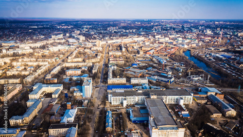 city view from the air, Russia