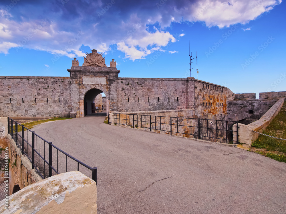 La Mola Fortress in Mahon on Minorca