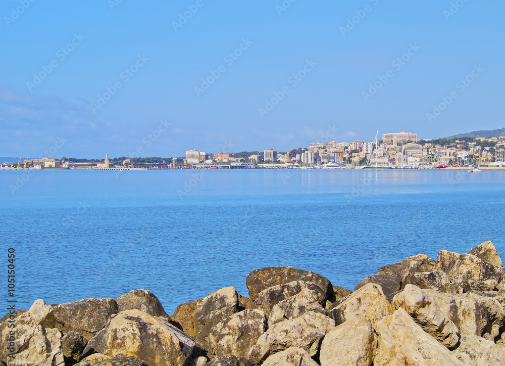 Shoreline in Palma of Majorca