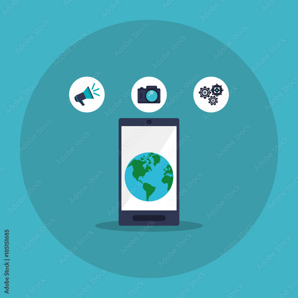 Technology icon design Technology icon design