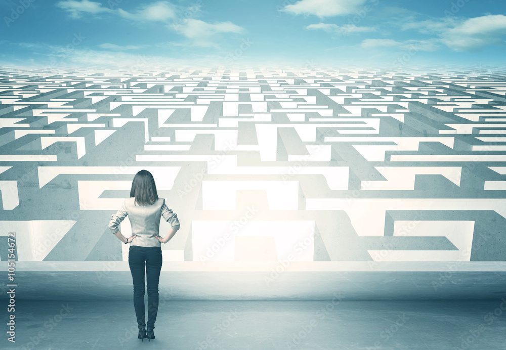 looking at labyrinth