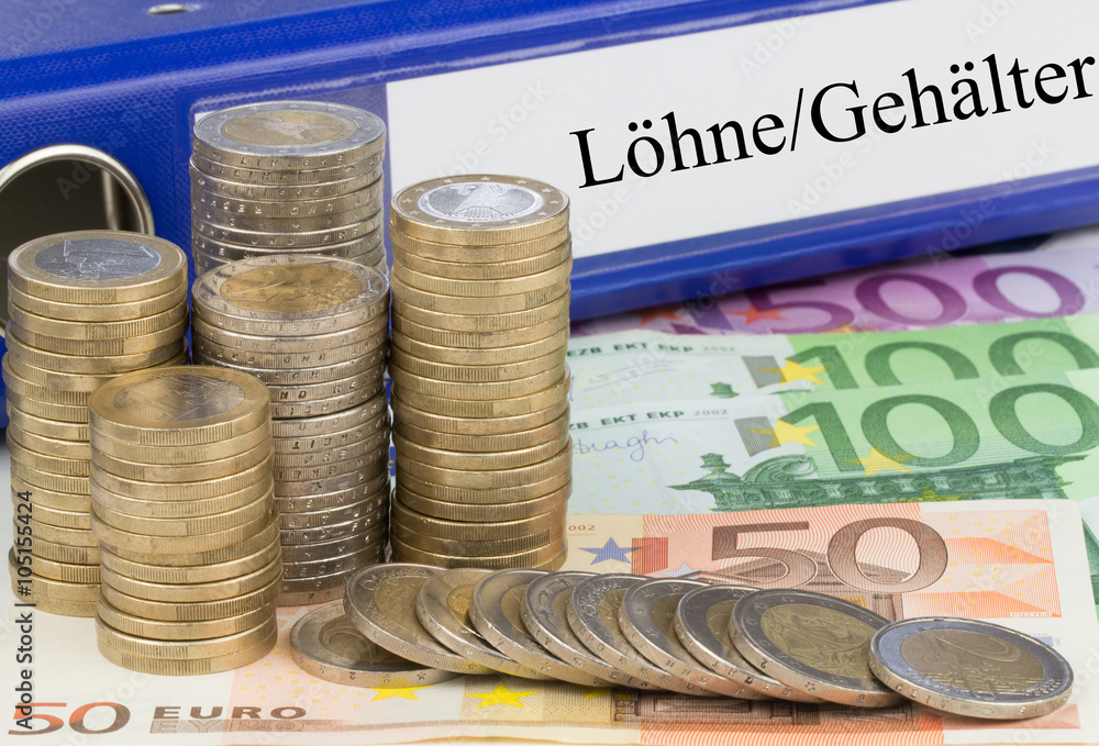 Löhne und Gehälter Stock-Foto | Adobe Stock