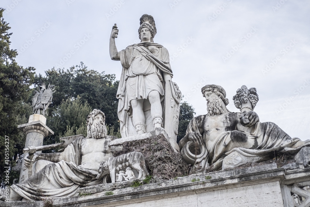 Obraz premium Piazza del Popolo