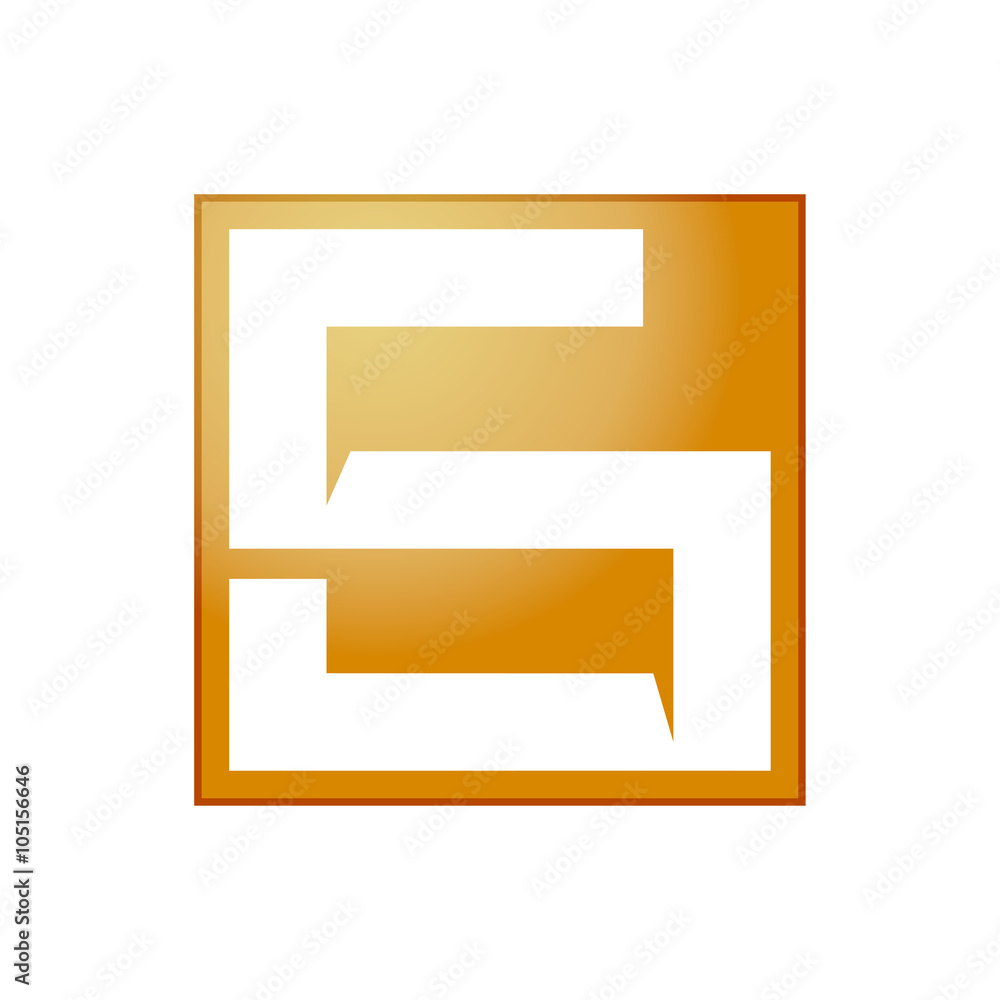 Modern Square S Business Logo Icon Template Modern Square S Business Logo Icon Template