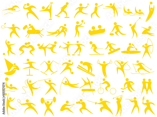 アスリートのアイコン