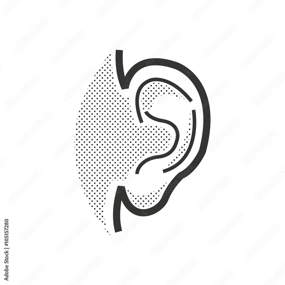 Medical Doctors Otolaryngology ear icon Medical Doctors Otolaryngology ear icon