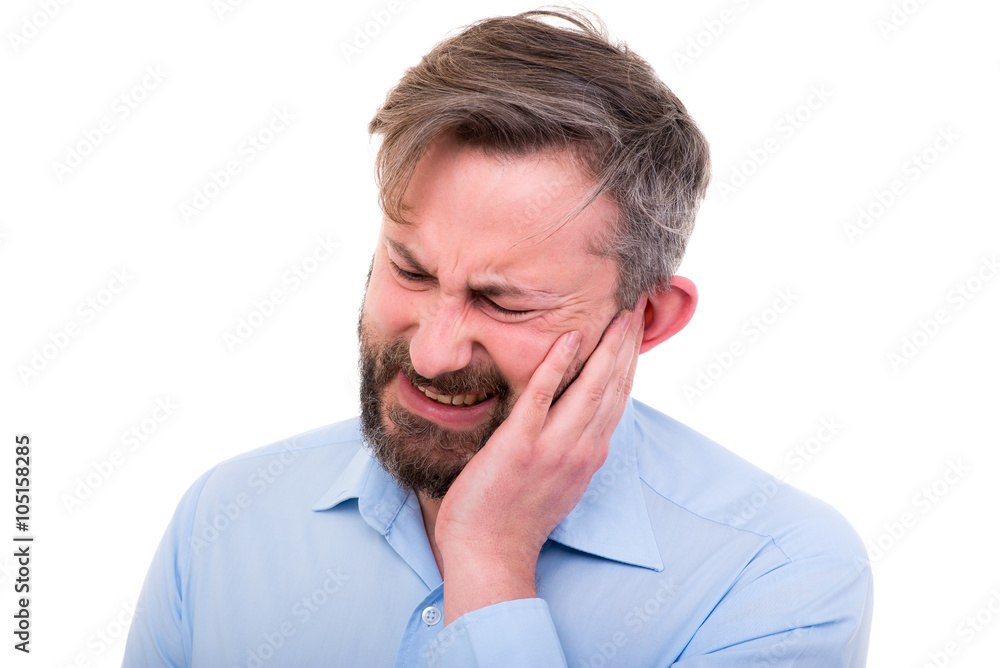 mann mit schmerzhaften gesicht mann mit schmerzhaften gesicht