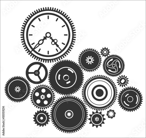 gearwheel mechanism background